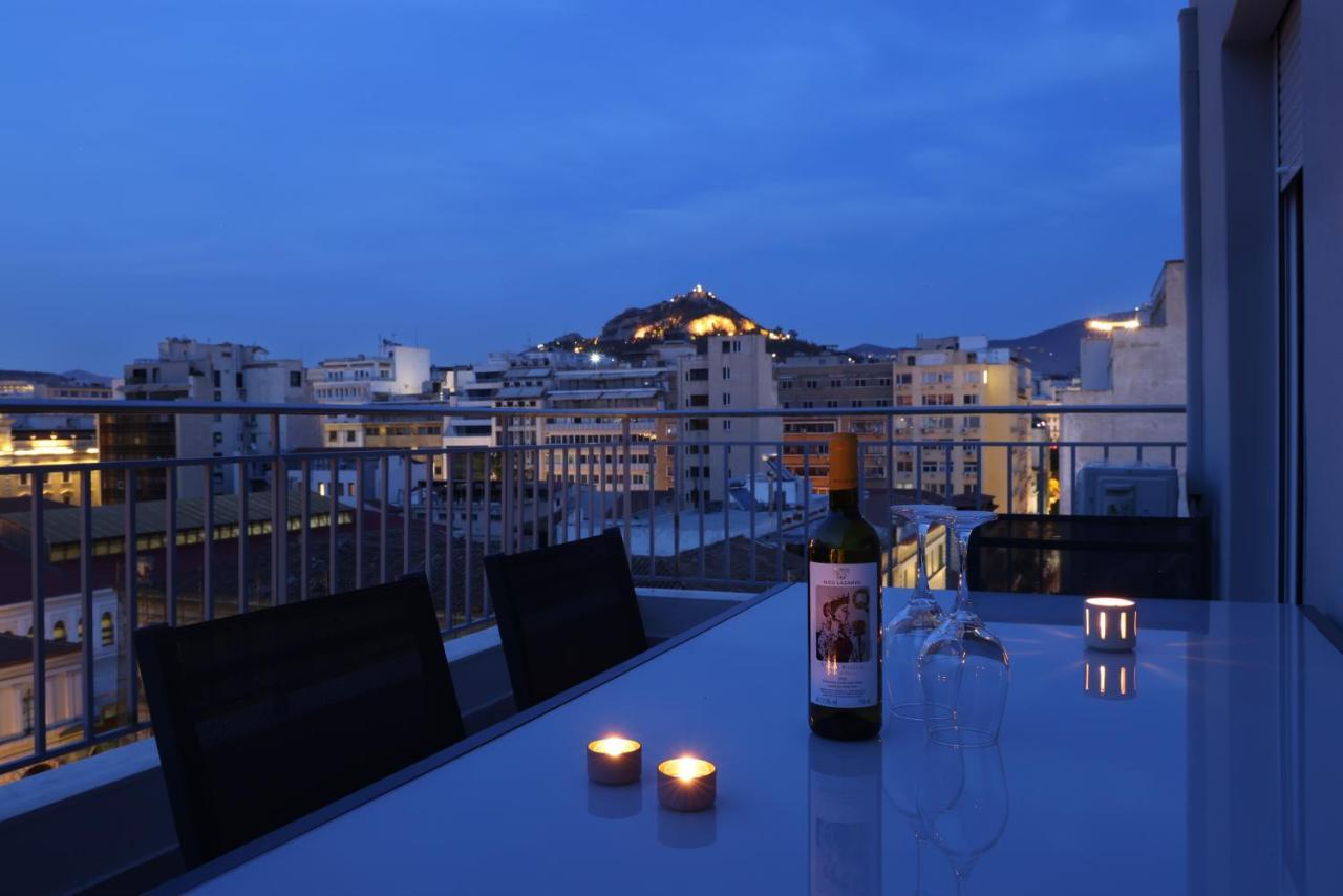 Two-Bedroom Apartment Private Balcony Lycabettus view